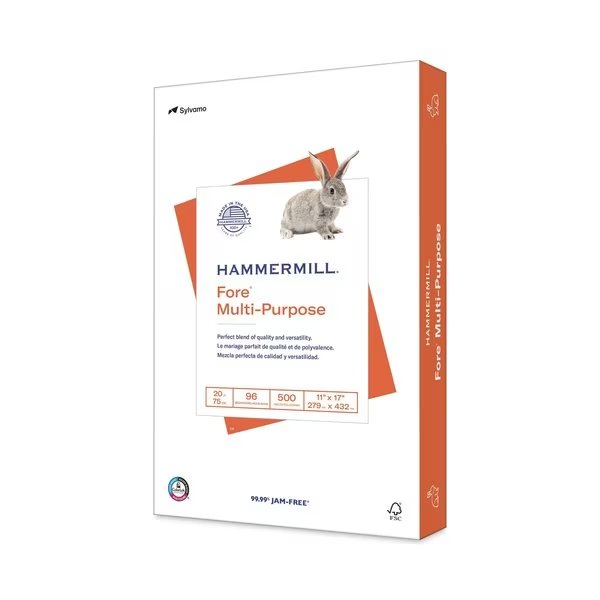 Fore Multipurpose Paper, 96 Brigh, PK500, Hammermill, Mfr#: 10319-2
